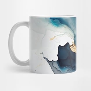 Electric Blue - Abstract Alcohol Ink Art Mug